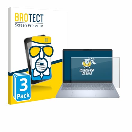 BROTECT Entspiegelungs Schutzglas für Dell 16 Plus Laptop (3 Stück) Schutzfolie Panzer Folie Glas Matt [Extrem Kratzfest 9H, Anti-Reflex] von BROTECT