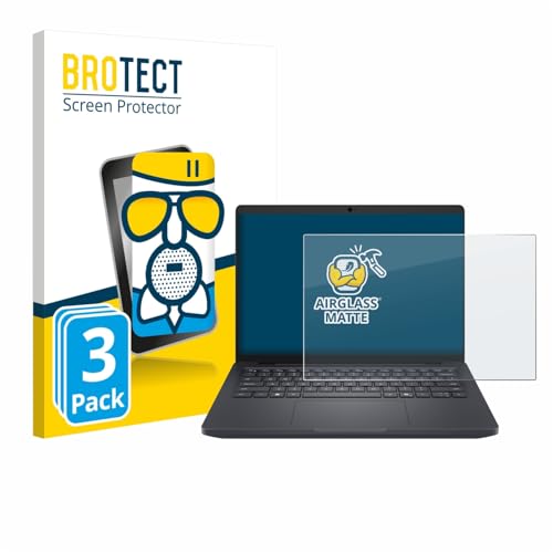 BROTECT Entspiegelungs Schutzglas für Dell Pro Max 14 (3 Stück) Schutzfolie Panzer Folie Glas Matt [Extrem Kratzfest 9H, Anti-Reflex] von BROTECT