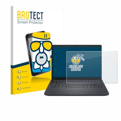 BROTECT Entspiegelungs Schutzglas für Dell Pro Max 14 Schutzfolie Panzer Folie Glas Matt [Extrem Kratzfest 9H, Anti-Reflex, Anti-Fingerprint] von BROTECT
