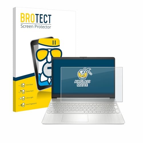 BROTECT Entspiegelungs Schutzglas für HP Laptop 15s-eq2677ng Schutzfolie Panzer Folie Glas Matt [Extrem Kratzfest 9H, Anti-Reflex, Anti-Fingerprint] von BROTECT