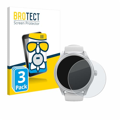 BROTECT Entspiegelungs Schutzglas für Hama Smartwatch 5010 (3 Stück) Schutzfolie Panzer Folie Glas Matt [Extrem Kratzfest 9H, Anti-Reflex] von BROTECT