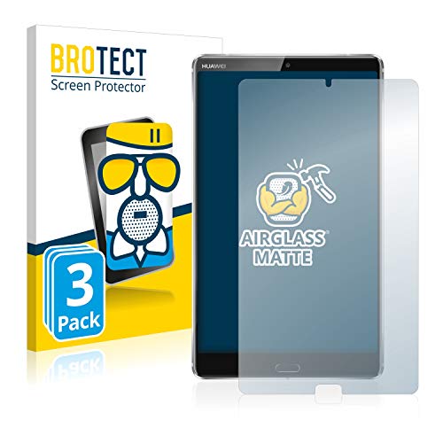 BROTECT Entspiegelungs Schutzglas für Huawei MediaPad M5 8.4 (3 Stück) Schutzfolie Panzer Folie Glas Matt [Extrem Kratzfest 9H, Anti-Reflex] von BROTECT