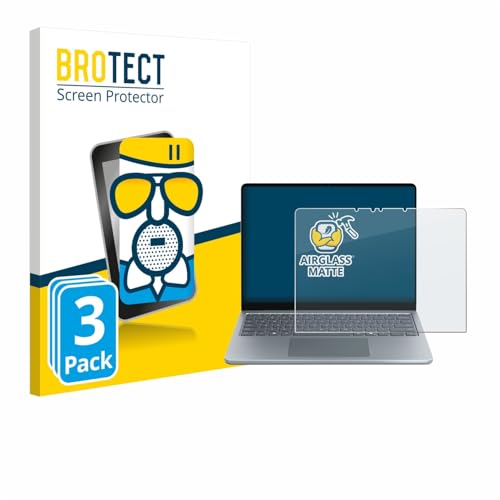 BROTECT Entspiegelungs Schutzglas für Microsoft Surface Laptop 13" (3 Stück) Schutzfolie Panzer Folie Glas Matt [Kratzfest 9H, Anti-Reflex] von BROTECT