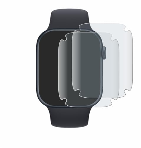 BROTECT Full-Cover Schutzfolie Matt für Apple Watch Series 7 (45 mm) (2 Stück) - Full-Screen Displayschutz-Folie, 3D Curved, Anti-Reflexion von BROTECT