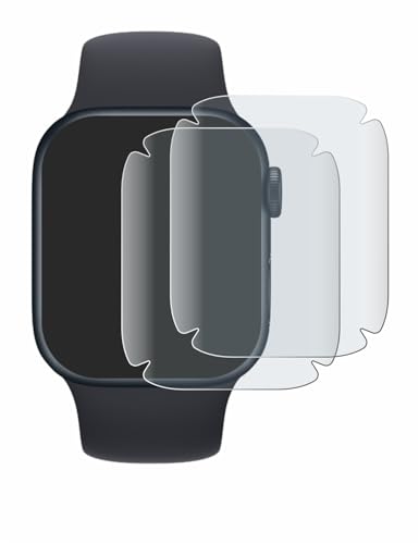 BROTECT Full-Cover Schutzfolie Matt für Apple Watch Series 8/9 (2 Stück) - Full-Screen Displayschutz-Folie, 3D Curved, Anti-Reflexion von BROTECT
