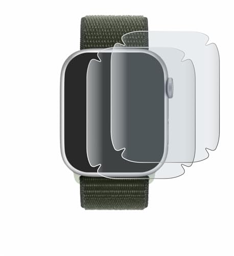 BROTECT Full-Cover Schutzfolie Matt für Apple Watch Series 9 (41 mm) (2 Stück) - Full-Screen Displayschutz-Folie, 3D Curved, Anti-Reflexion von BROTECT