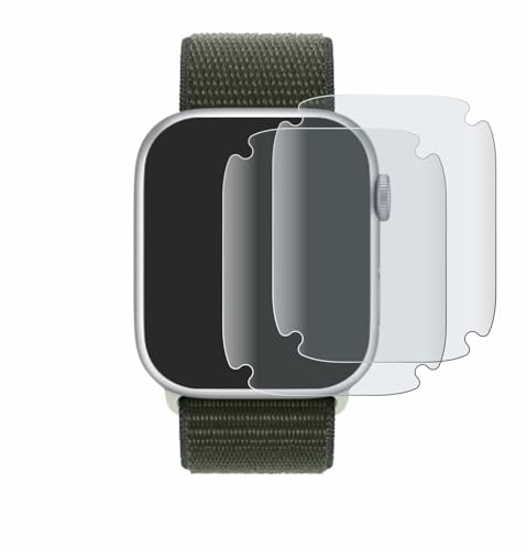 BROTECT Full-Cover Schutzfolie Matt für Apple Watch Series 9 (45 mm) (2 Stück) - Full-Screen Displayschutz-Folie, 3D Curved, Anti-Reflex von BROTECT