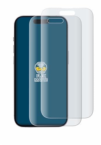BROTECT Full-Cover Schutzfolie Matt für Apple iPhone 14 Pro (2 Stück) - Full-Screen Displayschutz-Folie, 3D Curved, Anti-Reflexion von BROTECT