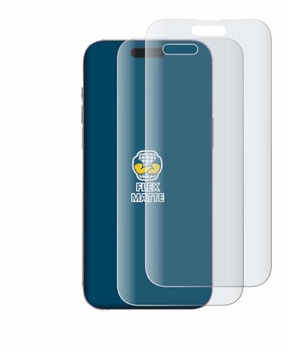 BROTECT Full-Cover Schutzfolie Matt für Apple iPhone 14 Pro Max (2 Stück) - Full-Screen Displayschutz-Folie, 3D Curved, Anti-Reflexion von BROTECT