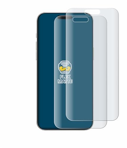 BROTECT Full-Cover Schutzfolie Matt für Apple iPhone 16 Pro Max (2 Stück) - Full-Screen Displayschutz-Folie, 3D Curved, Anti-Reflexion von BROTECT