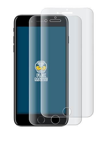 BROTECT Full-Cover Schutzfolie Matt für Apple iPhone 7 Plus / 8 Plus (2 Stück) - Full-Screen Displayschutz-Folie, 3D Curved, Anti-Reflex von BROTECT