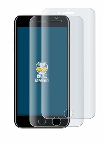BROTECT Full-Cover Schutzfolie Matt für Apple iPhone 7 Plus / 8 Plus (2 Stück) - Full-Screen Displayschutz-Folie, 3D Curved, Anti-Reflexion von BROTECT