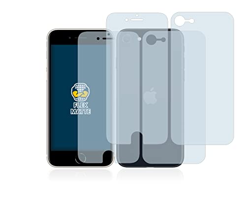 BROTECT Full-Cover Schutzfolie Matt für Apple iPhone SE 3 2022 (Display+Rückseite) (2 Stück) - Full-Screen Displayschutz-Folie, Curvedion von BROTECT