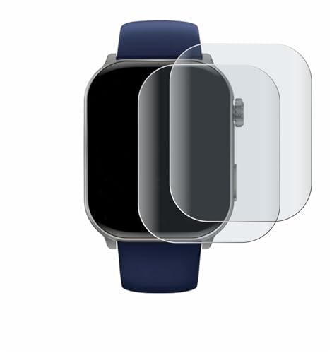 BROTECT Full-Cover Schutzfolie Matt für GARD PRO HEALTH SMARTWATCH 3 (41 mm) (2 Stück) - Full-Screen Displayschutz-Folie, 3D Curved, Anti-Reflexion von BROTECT