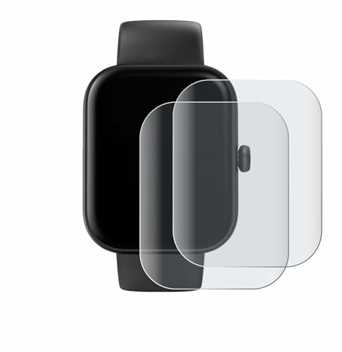 BROTECT Full-Cover Schutzfolie Matt für Hama Smartwatch 5000 (2 Stück) - Full-Screen Displayschutz-Folie, 3D Curved, Anti-Reflexion von BROTECT