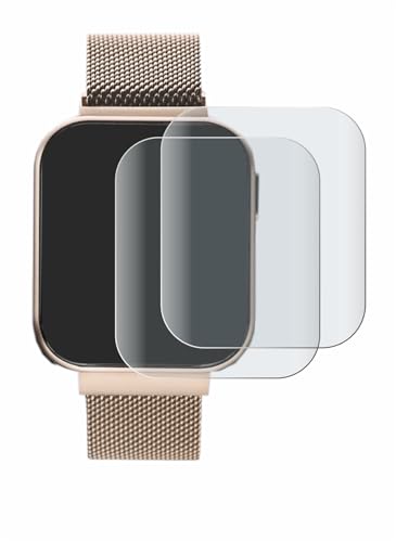 BROTECT Full-Cover Schutzfolie Matt für Liu Jo Smartwatch 1.4" (2 Stück) - Full-Screen Displayschutz-Folie, 3D Curved, Anti-Reflex von BROTECT