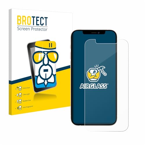 BROTECT Panzerglasfolie für Apple iPhone 12 Pro Schutzglas Schutzfolie [Extrem Kratzfest 9H, Anti-Fingerprint, Ultra-Transparent] von BROTECT