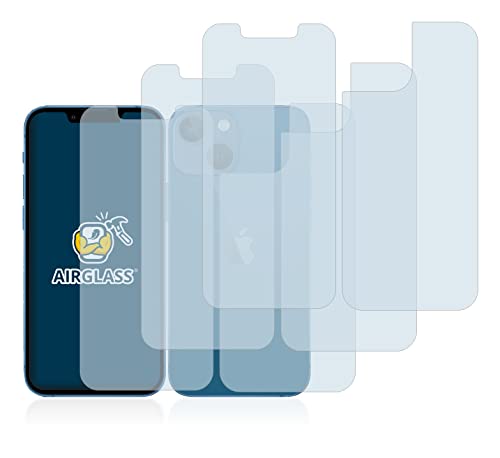 BROTECT Panzerglasfolie für Apple iPhone 13 mini (Display+Rückseite) (3 Stück) Schutzglas Schutzfolie [Extrem Kratzfest 9H, Anti-Fingerprint von BROTECT