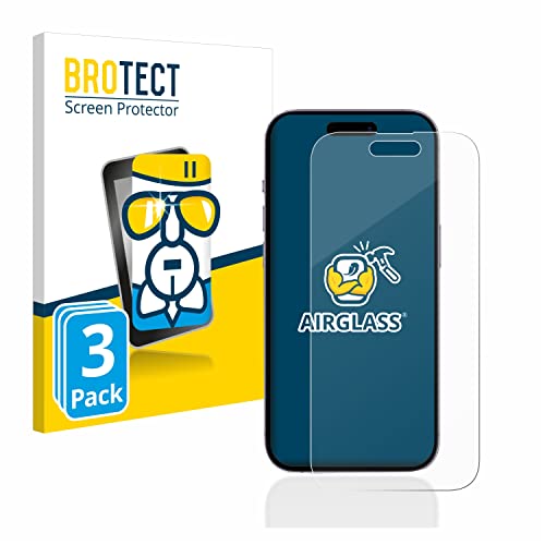 BROTECT Panzerglasfolie für Apple iPhone 14 Pro (3 Stück) Schutzglas Schutzfolie [Extrem Kratzfest 9H, Anti-Fingerprint, Ultra-Transparent] von BROTECT