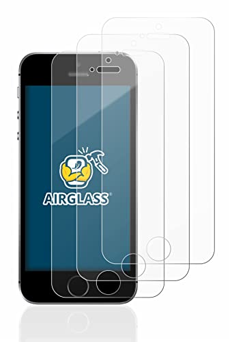 BROTECT Panzerglasfolie für Apple iPhone SE 2016 (3 Stück) Schutzglas Schutzfolie [Extrem Kratzfest 9H, Anti-Fingerprint, Ultra-Transparent] von BROTECT