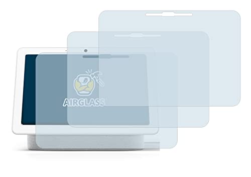 BROTECT Panzerglasfolie für Google Nest Hub Max (3 Stück) Schutzglas Schutzfolie [Extrem Kratzfest 9H, Anti-Fingerprint, Ultra-Transparent] von BROTECT