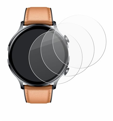 BROTECT Panzerglasfolie für NONGAMX Smartwatch 1.39" (3 Stück) Schutzglas Schutzfolie [Extrem Kratzfest 9H, Anti-Fingerprint von BROTECT