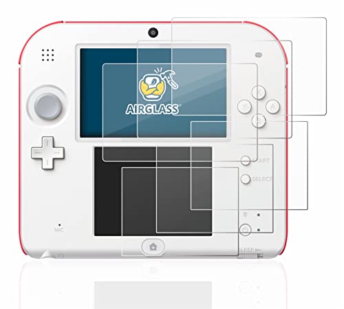 BROTECT Panzerglasfolie für Nintendo 2DS (3 Stück) Schutzglas Schutzfolie [Extrem Kratzfest 9H, Anti-Fingerprint, Ultra-Transparent] von BROTECT