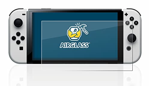 BROTECT Panzerglasfolie für Nintendo Switch OLED-Modell Schutzglas Schutzfolie [Extrem Kratzfest 9H, Anti-Fingerprint, Ultra-Transparent] von BROTECT