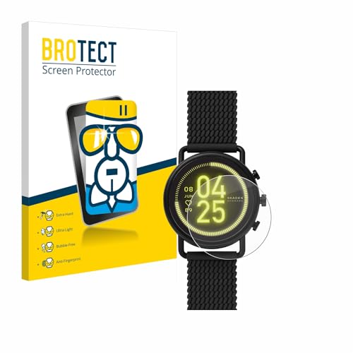 BROTECT Schutzglas für Skagen Smartwatch Falster 3 Schutzfolie Panzer Folie Glas [Extrem Kratzfest 9H, Anti-Fingerprint, Ultra-Transparent] von BROTECT
