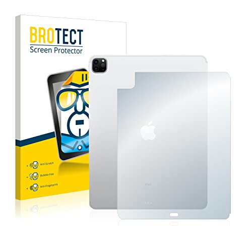 BROTECT Schutzfolie für Apple iPad 12.9" Pro WiFi 2021 (Rückseite, 5. Gen.) Displayschutz Folie Ultra-Klar von BROTECT
