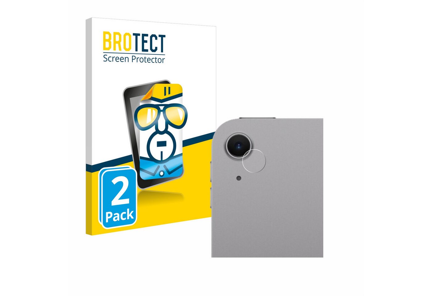 BROTECT Schutzfolie für Apple iPad Air 11 WiFi 2024 (NUR Kameraschutz), Displayschutzfolie, 2 Stück, Folie klar" von BROTECT