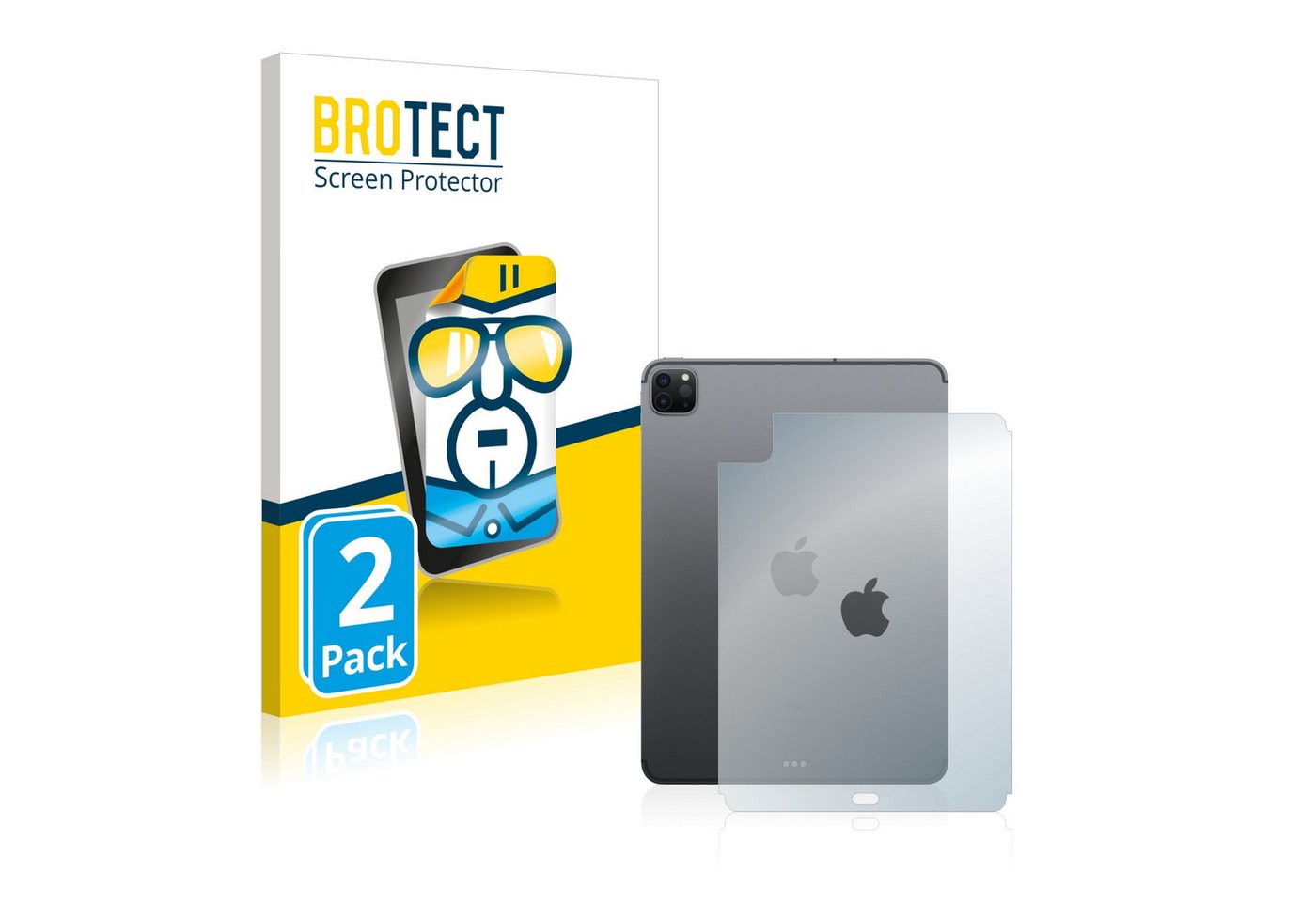 BROTECT Schutzfolie für Apple iPad Pro 11 2022 (Rückseite, 4. Gen), Displayschutzfolie, 2 Stück, Folie klar" von BROTECT