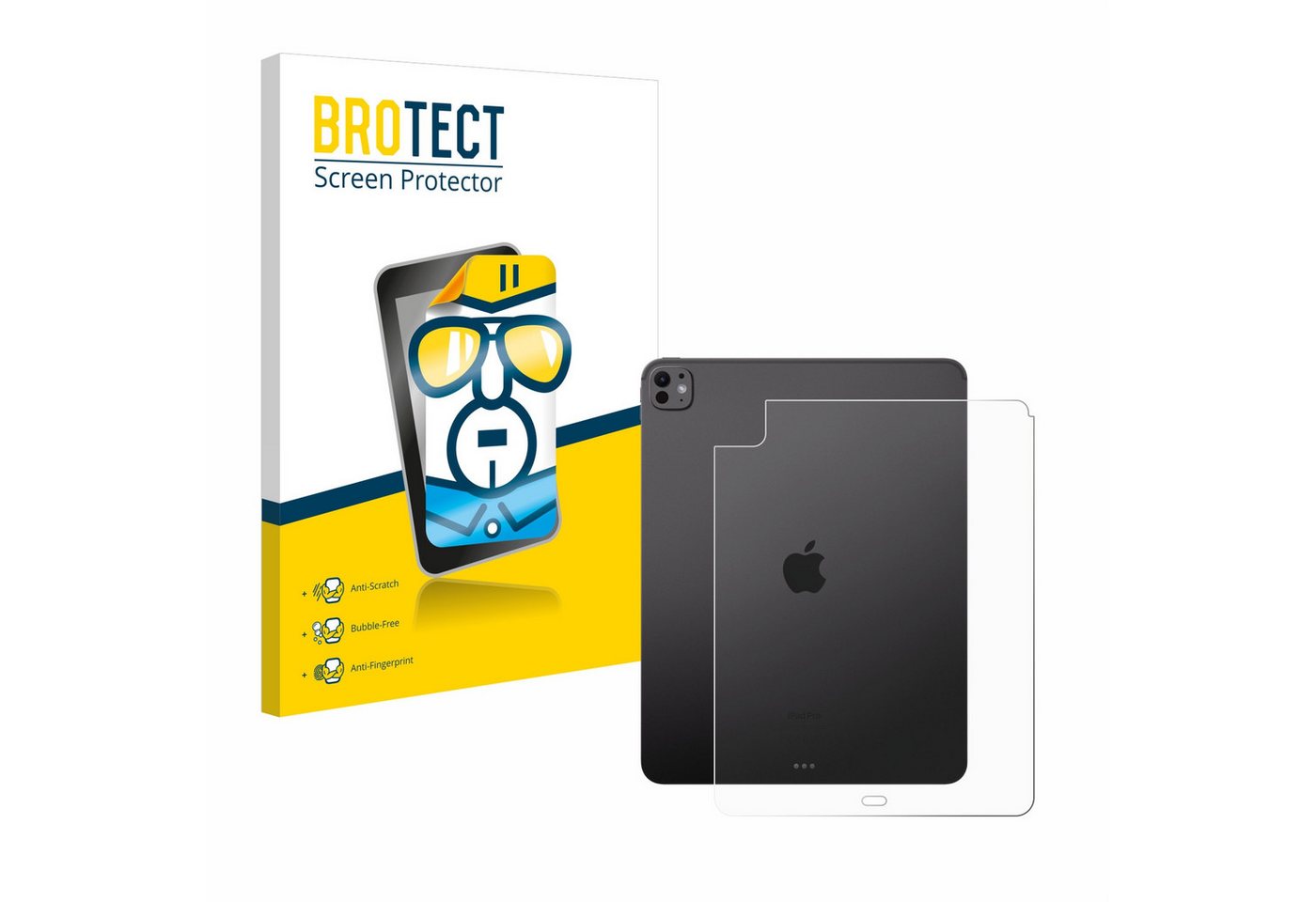 BROTECT Schutzfolie für Apple iPad Pro 13 WiFi Cellular 2024 (Rückseite), Displayschutzfolie, Folie klar" von BROTECT