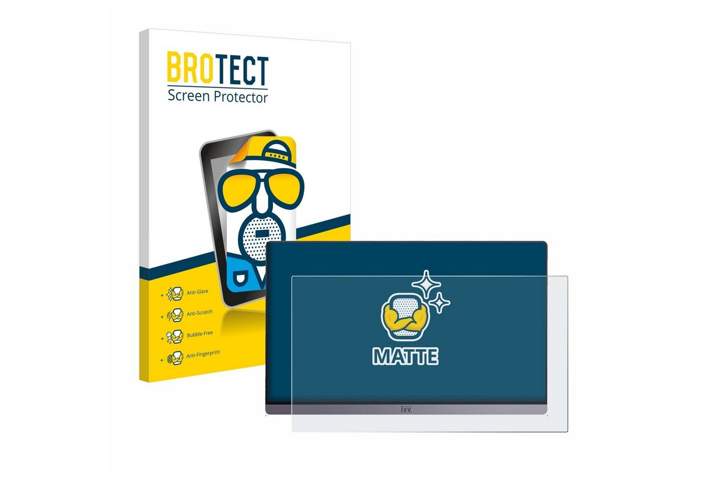 BROTECT Schutzfolie für IVV Portable Monitor 15.6, Displayschutzfolie, Folie matt entspiegelt" von BROTECT