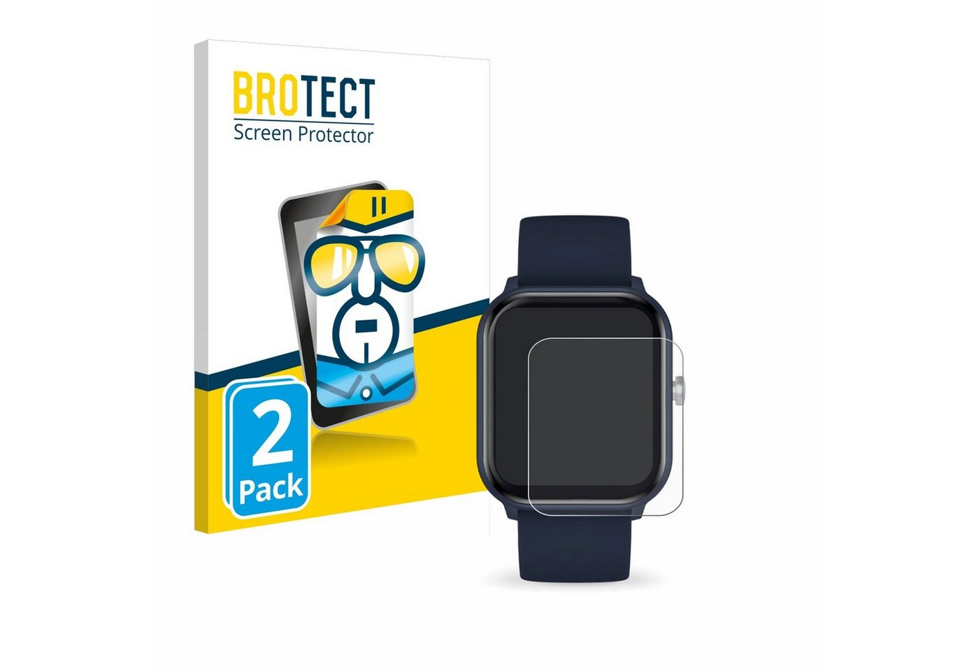 BROTECT Schutzfolie für Ice-Watch ICE Smart junior 2.0, Displayschutzfolie, 2 Stück, Folie klar von BROTECT