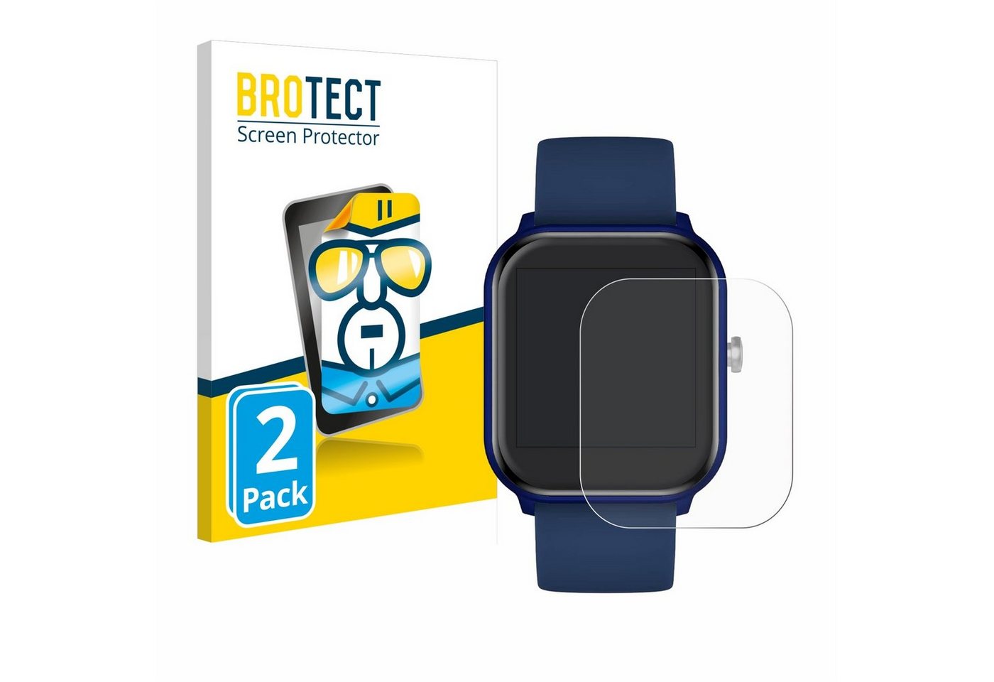 BROTECT Schutzfolie für Ice-Watch ICE smart 1.4, Displayschutzfolie, 2 Stück, Folie klar" von BROTECT