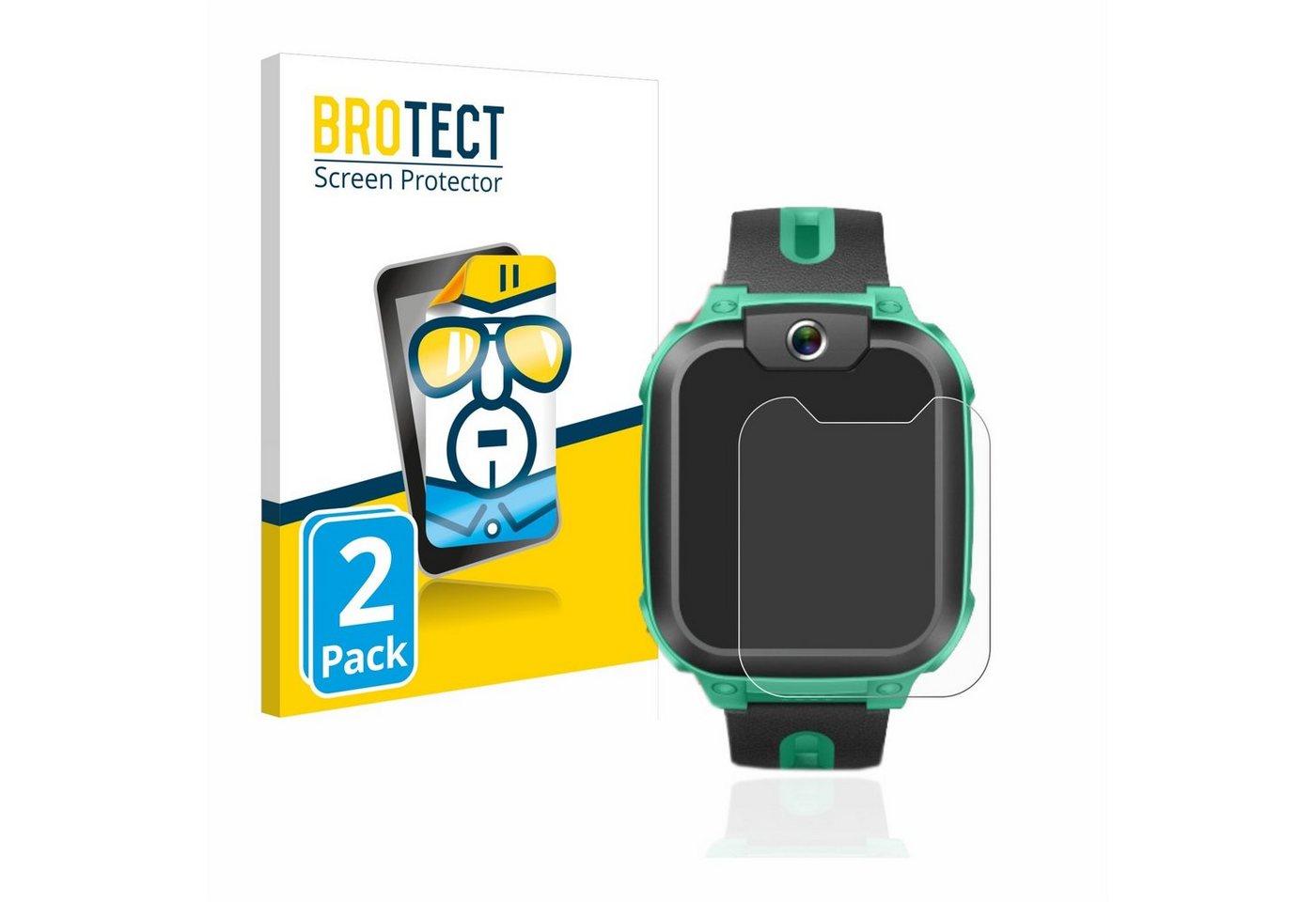 BROTECT Schutzfolie für Imoo Watch Phone Z1, Displayschutzfolie, 2 Stück, Folie klar von BROTECT
