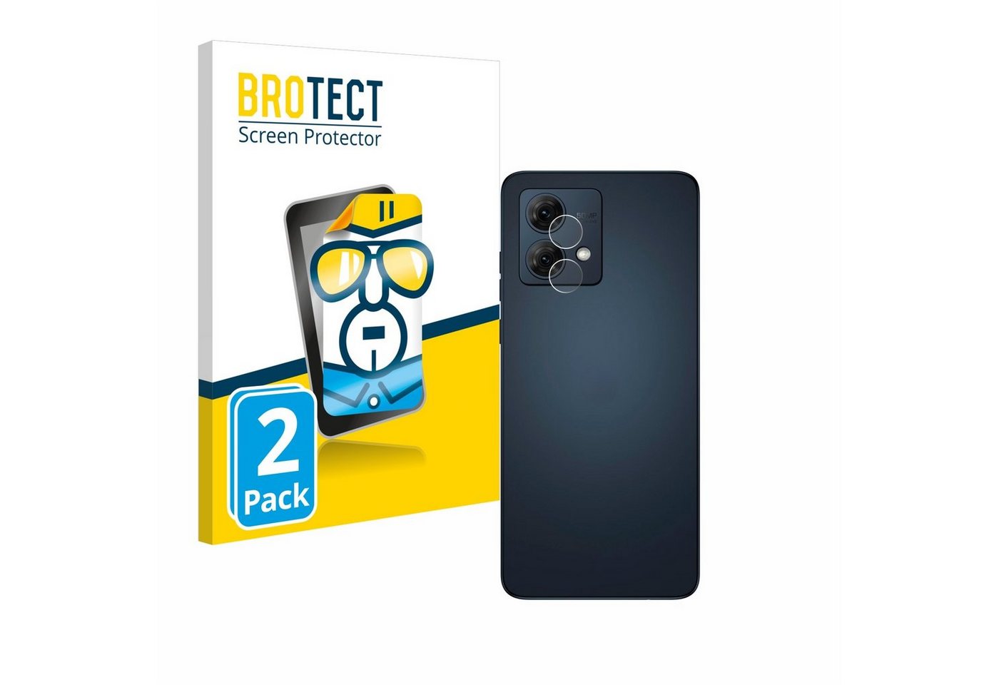 BROTECT Schutzfolie für Motorola Moto G84 (NUR Kameraschutz), Displayschutzfolie, 2 Stück, Folie klar von BROTECT