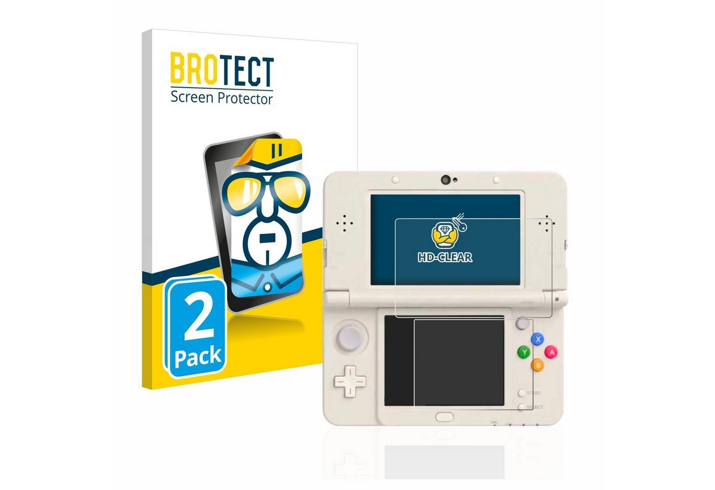 BROTECT Displayschutzfolie Schutzfolie für Nintendo New 3DS, 2 Stück, Displayschutz Schutz Folie Klar Transparent BROTECT Displayschutzfolie Schutzfolie für Nintendo New 3DS, 2 Stück, Displayschutz Schutz Folie Klar Transparent von BROTECT