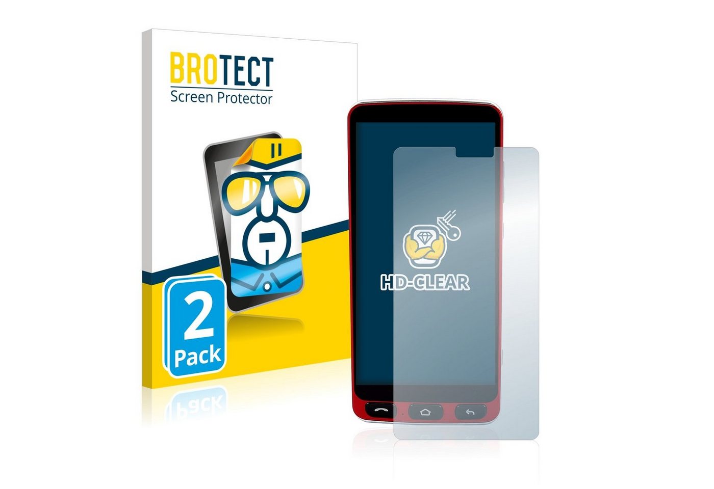BROTECT Schutzfolie für Olympia Neo Smartphone, Displayschutzfolie, 2 Stück, Folie klar von BROTECT