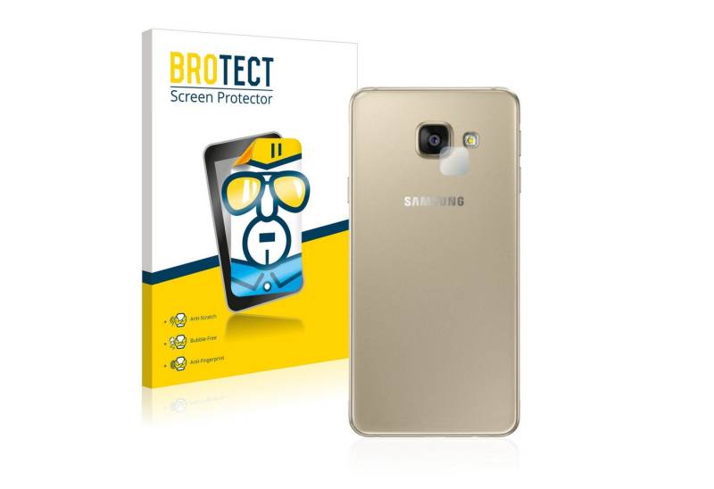BROTECT Schutzfolie für Samsung Galaxy A3 2016 (NUR Kameraschutz), Displayschutzfolie, 2 Stück, Folie klar von BROTECT