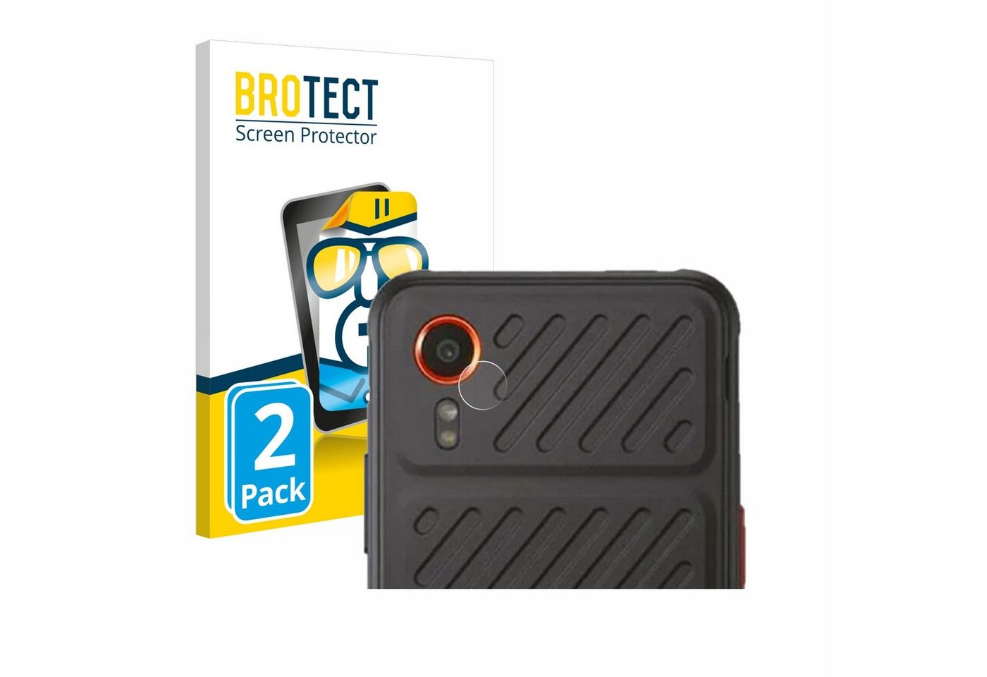 BROTECT Schutzfolie für Samsung Galaxy XCover 7 (NUR Kameraschutz), Displayschutzfolie, 2 Stück, Folie klar von BROTECT