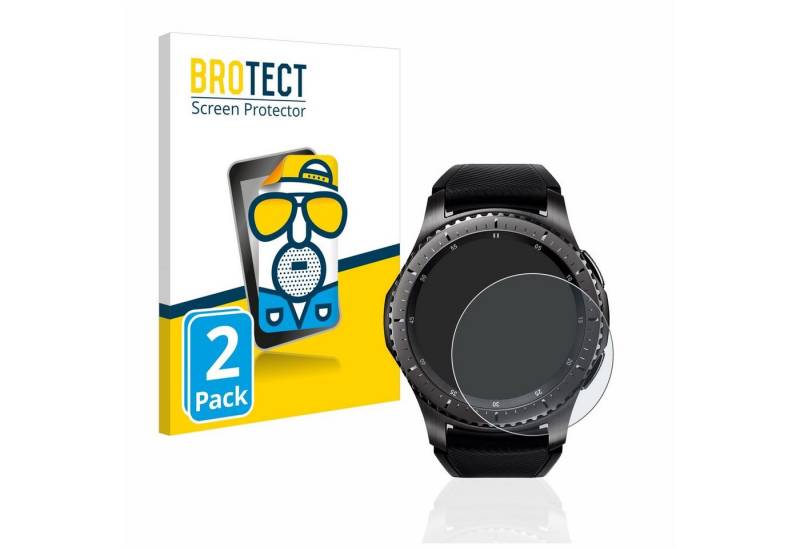 BROTECT Schutzfolie für Samsung Gear S3 Frontier, Displayschutzfolie, 2 Stück, Folie matt entspiegelt von BROTECT
