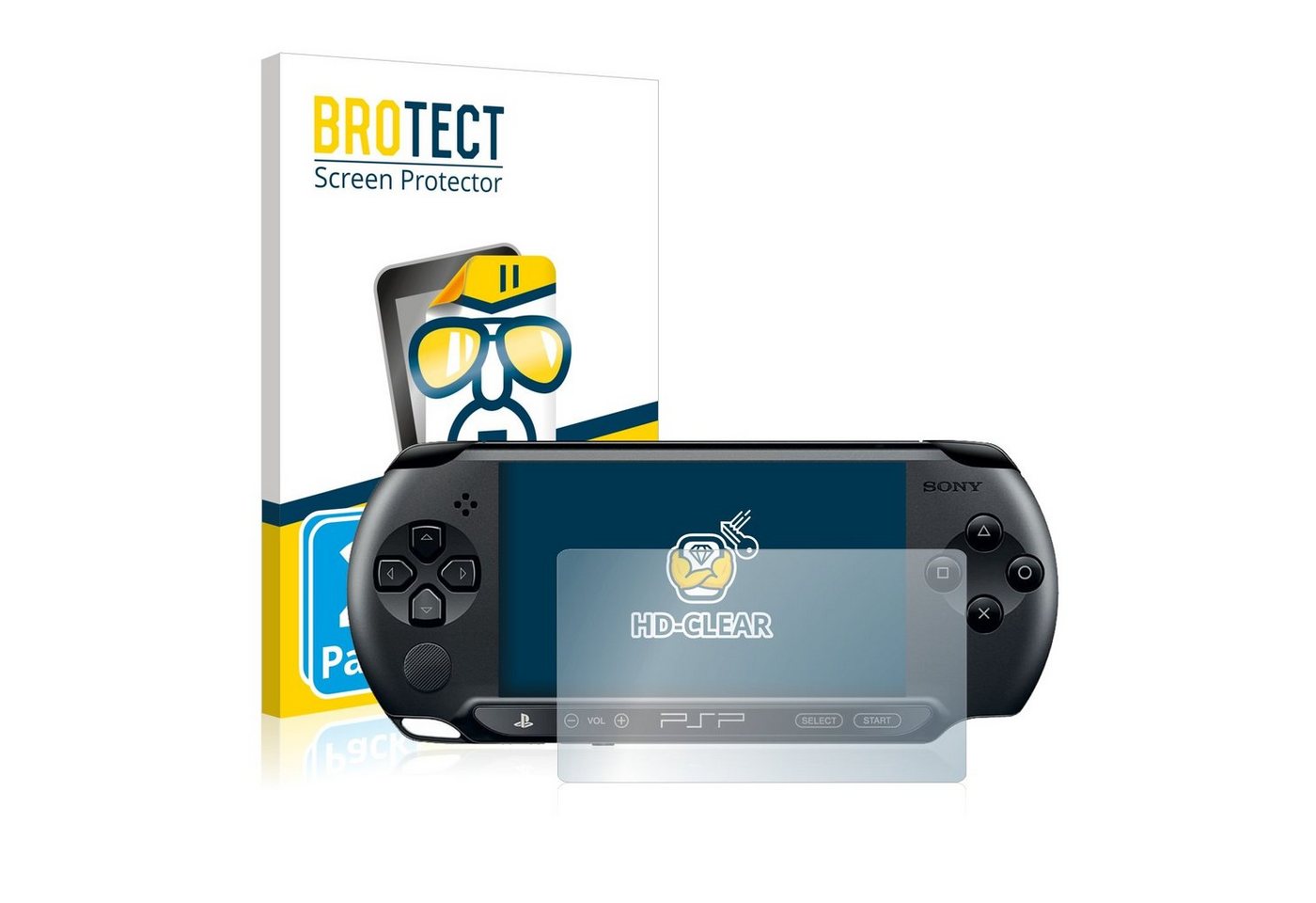 BROTECT Displayschutzfolie Schutzfolie für Sony PSP 1004, 2 Stück, Displayschutz Schutz Folie Klar Transparent BROTECT Displayschutzfolie Schutzfolie für Sony PSP 1004, 2 Stück, Displayschutz Schutz Folie Klar Transparent von BROTECT
