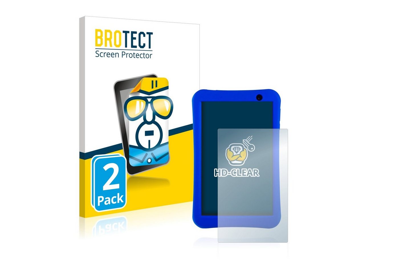 BROTECT Schutzfolie für SoyMomo Tablet Pro, Displayschutzfolie, 2 Stück, Folie klar von BROTECT