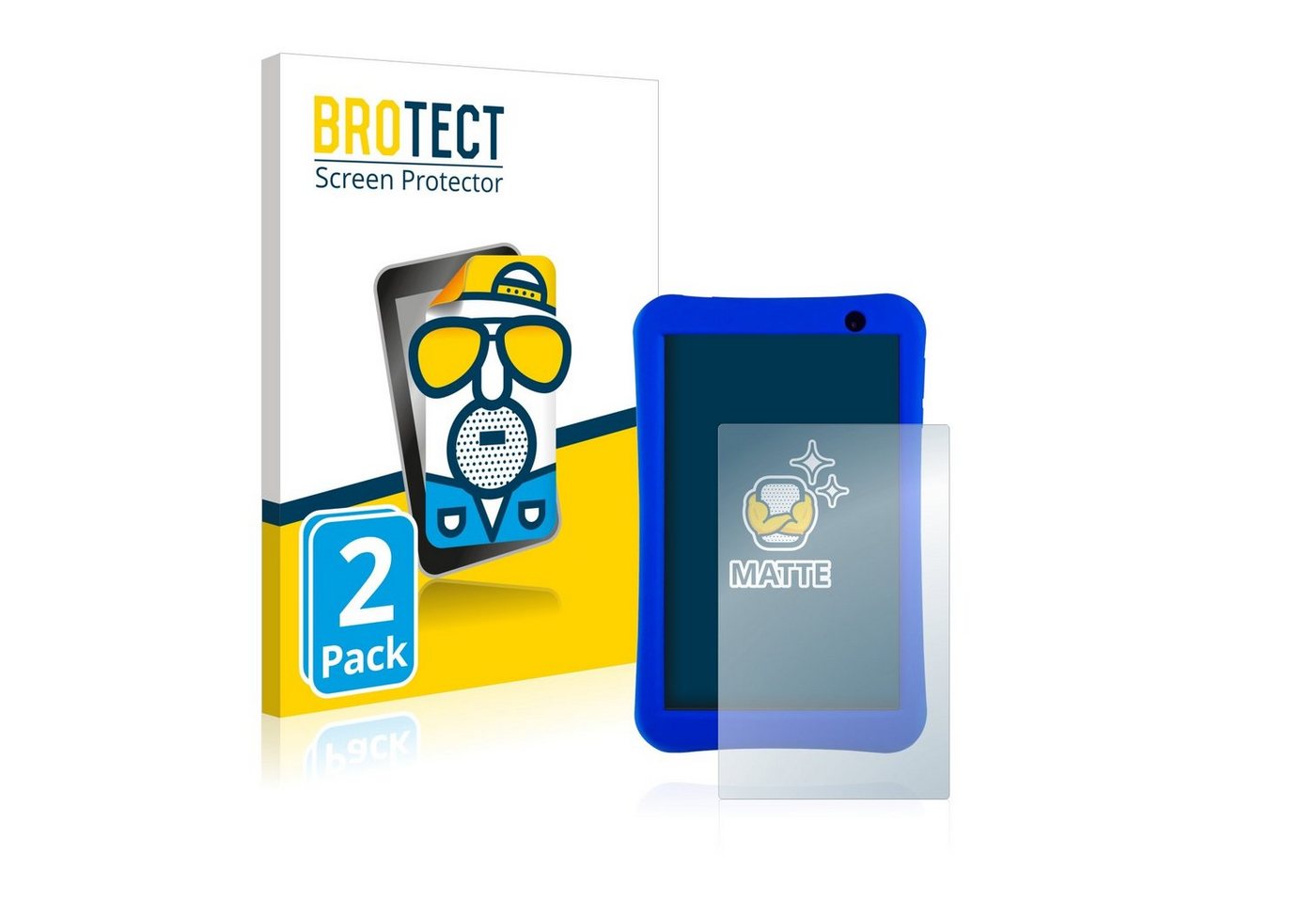BROTECT Schutzfolie für SoyMomo Tablet Pro, Displayschutzfolie, 2 Stück, Folie matt entspiegelt von BROTECT