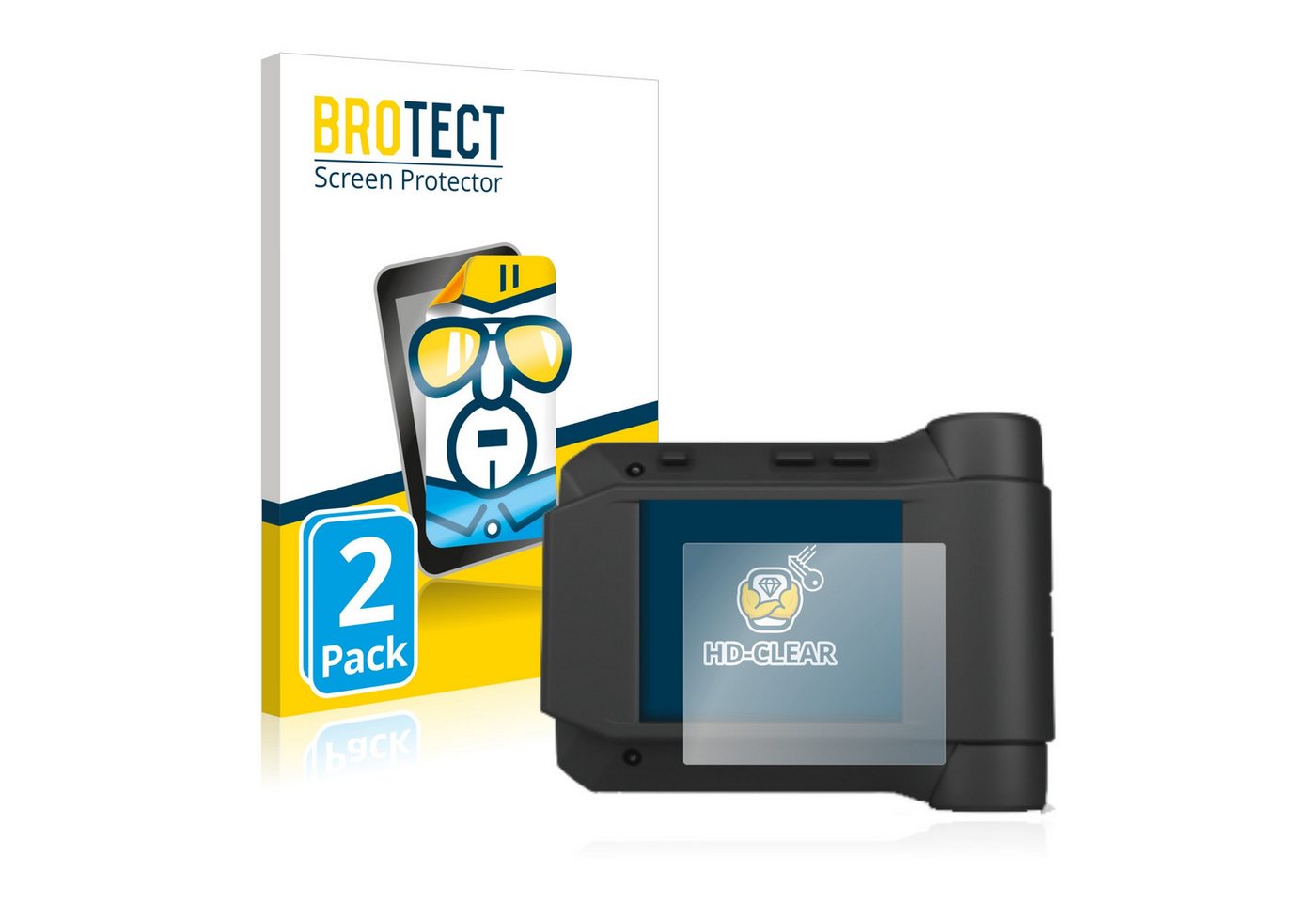 BROTECT Schutzfolie für Swissphone s.Quad X35, Displayschutzfolie, 2 Stück, Folie klar von BROTECT