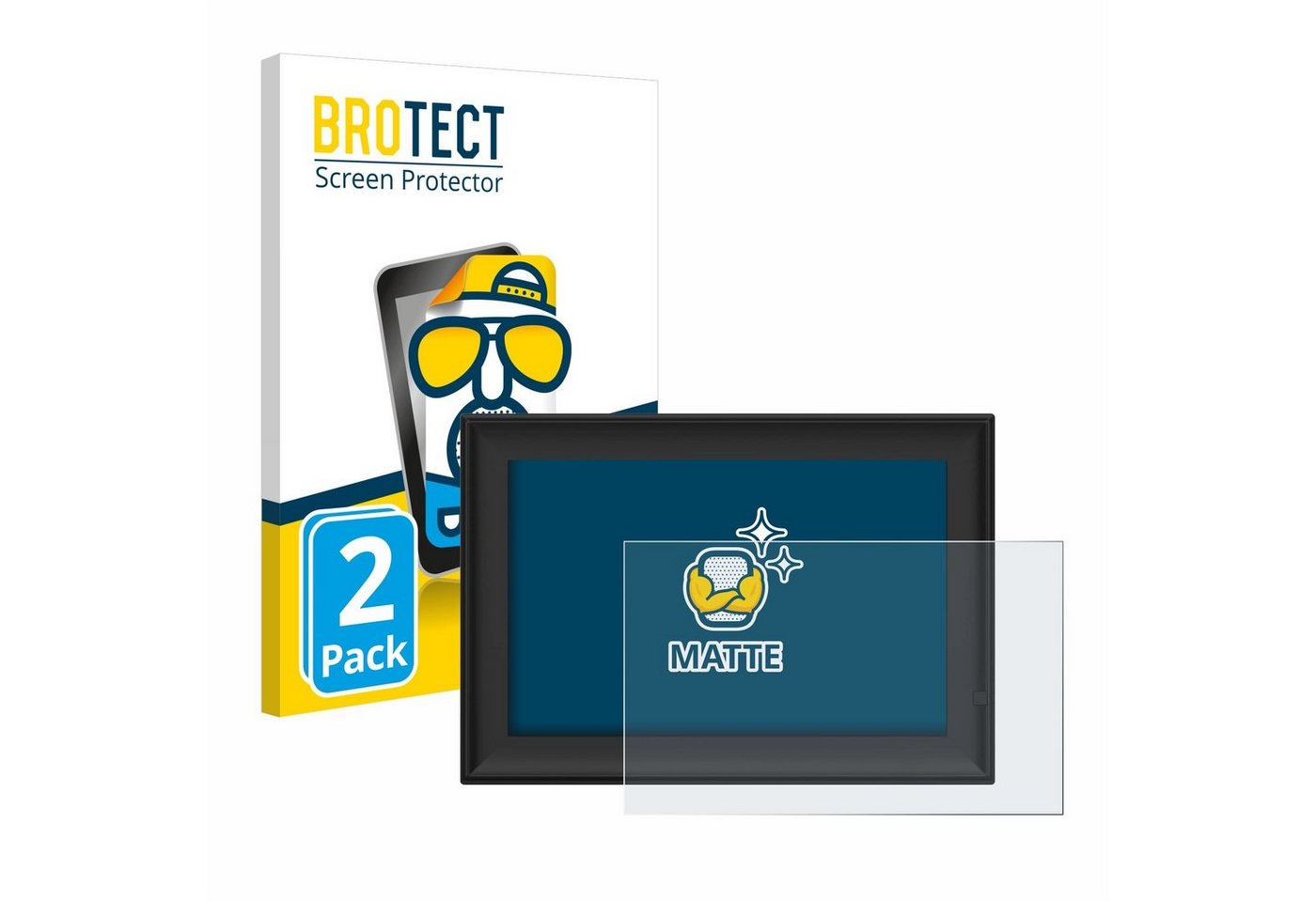 BROTECT Displayschutzfolie Schutzfolie für Yenock Digitaler Bilderrahmen 10.1 Zoll, 2 Stück, Displayschutz Schutz Folie Matt Entspiegelungsfolie BROTECT Displayschutzfolie Schutzfolie für Yenock Digitaler Bilderrahmen 10.1 Zoll, 2 Stück, Displayschutz Schutz Folie Matt Entspiegelungsfolie von BROTECT