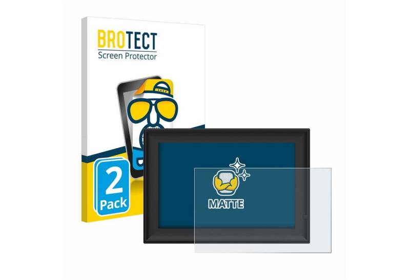 BROTECT Displayschutzfolie Schutzfolie für Yenock Digitaler Bilderrahmen 10.1 Zoll, 2 Stück, Displayschutz Schutz Folie Matt Entspiegelungsfolie von BROTECT