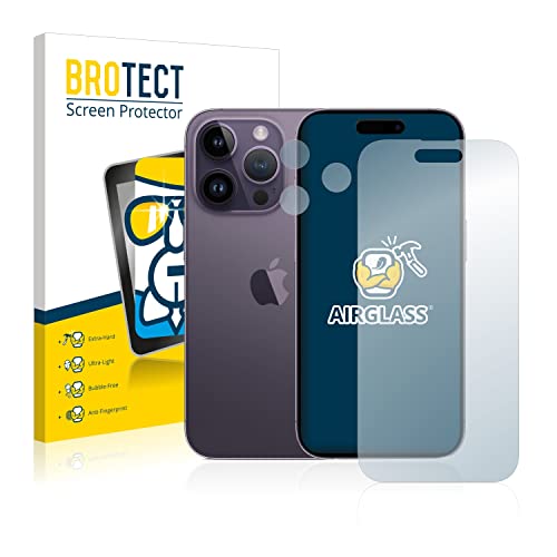 BROTECT Schutzglas für Apple iPhone 14 Pro (Display+Kamera) Schutzfolie Panzer Folie Glas [Extrem Kratzfest 9H, Anti-Fingerprint, Ultra-Transparent] von BROTECT
